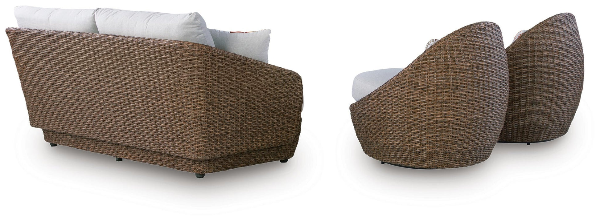 Double Point Love/Swivel Chairs Set (3/CN) Signature Design by Ashley®