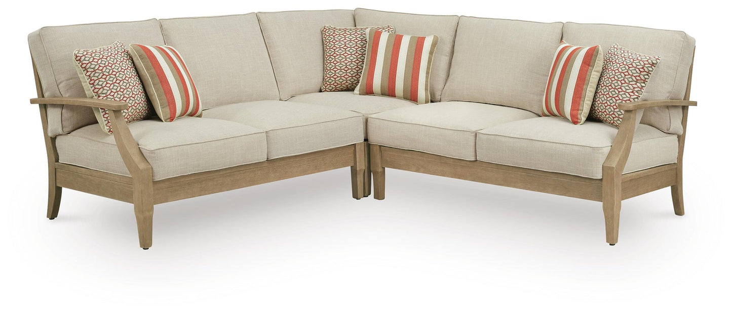 Clare View 3-Piece Outdoor Sectional Signature Design by Ashley®