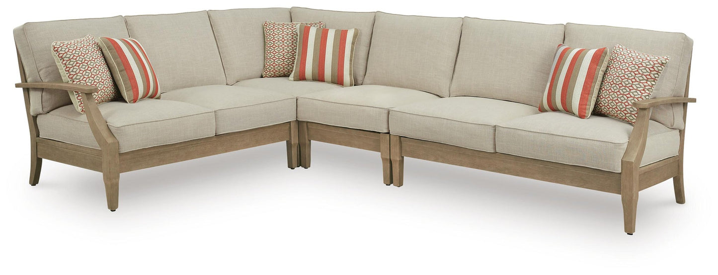 Clare View 4-Piece Outdoor Sectional Signature Design by Ashley®
