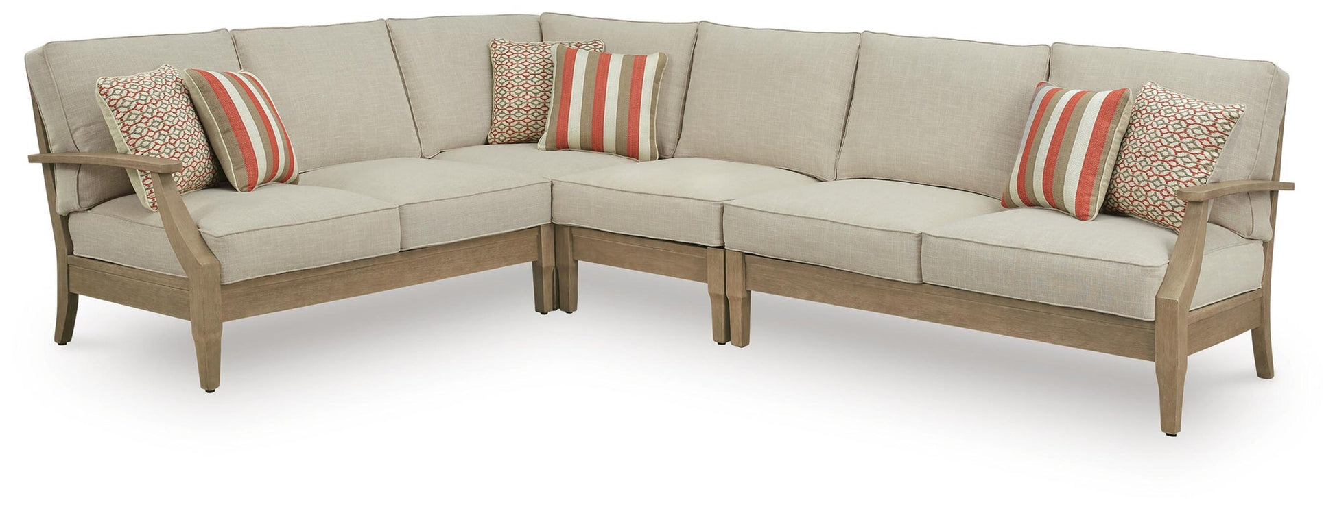 Clare View 4-Piece Outdoor Sectional Signature Design by Ashley®