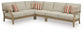 Clare View 4-Piece Outdoor Sectional Signature Design by Ashley®