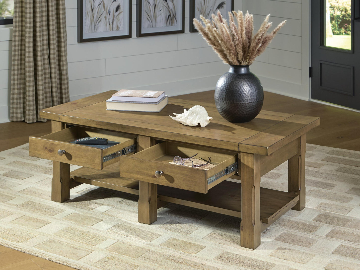 Vandenmore Rectangular Cocktail Table Signature Design by Ashley®