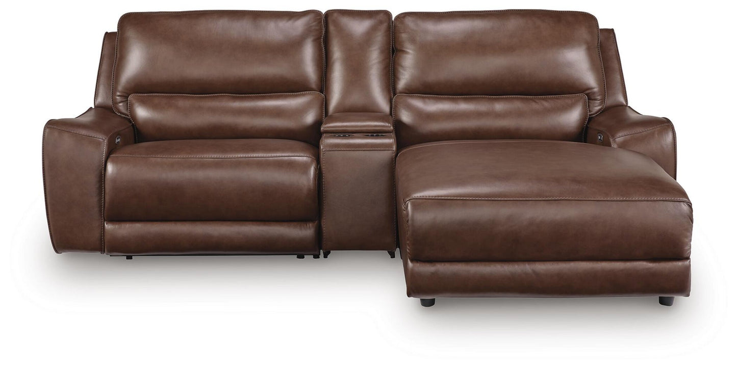 DeepWakes 3-Piece Power Reclining Sectional with Chaise Signature Design by Ashley®