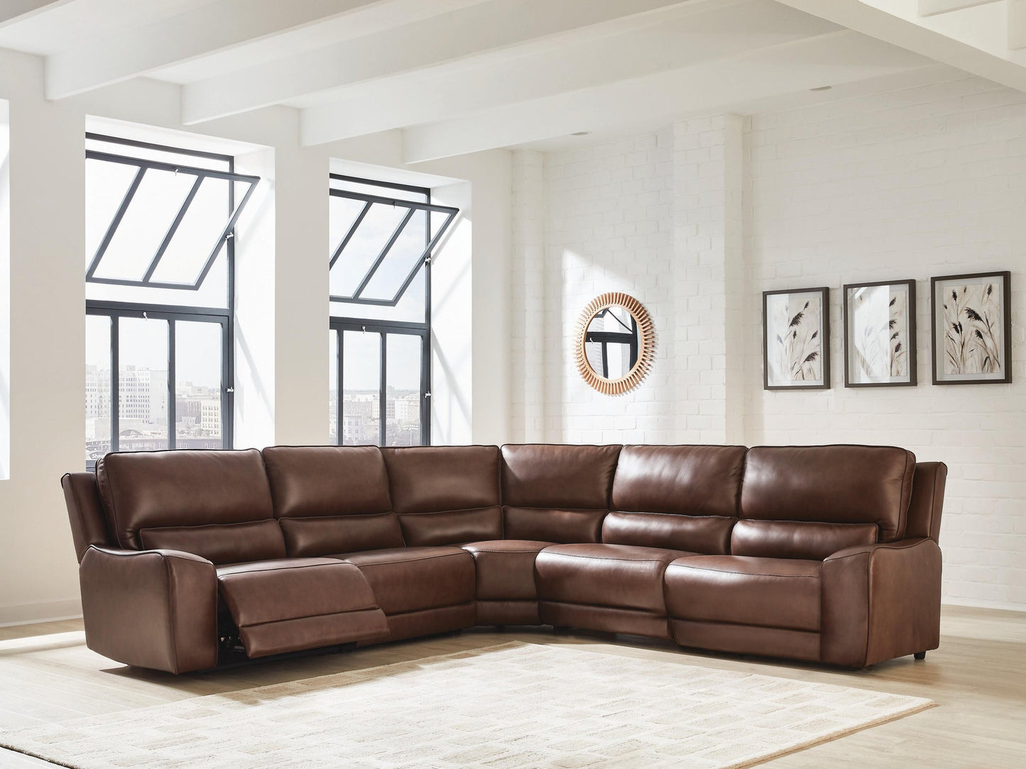 DeepWakes 5-Piece Power Reclining Sectional Signature Design by Ashley®