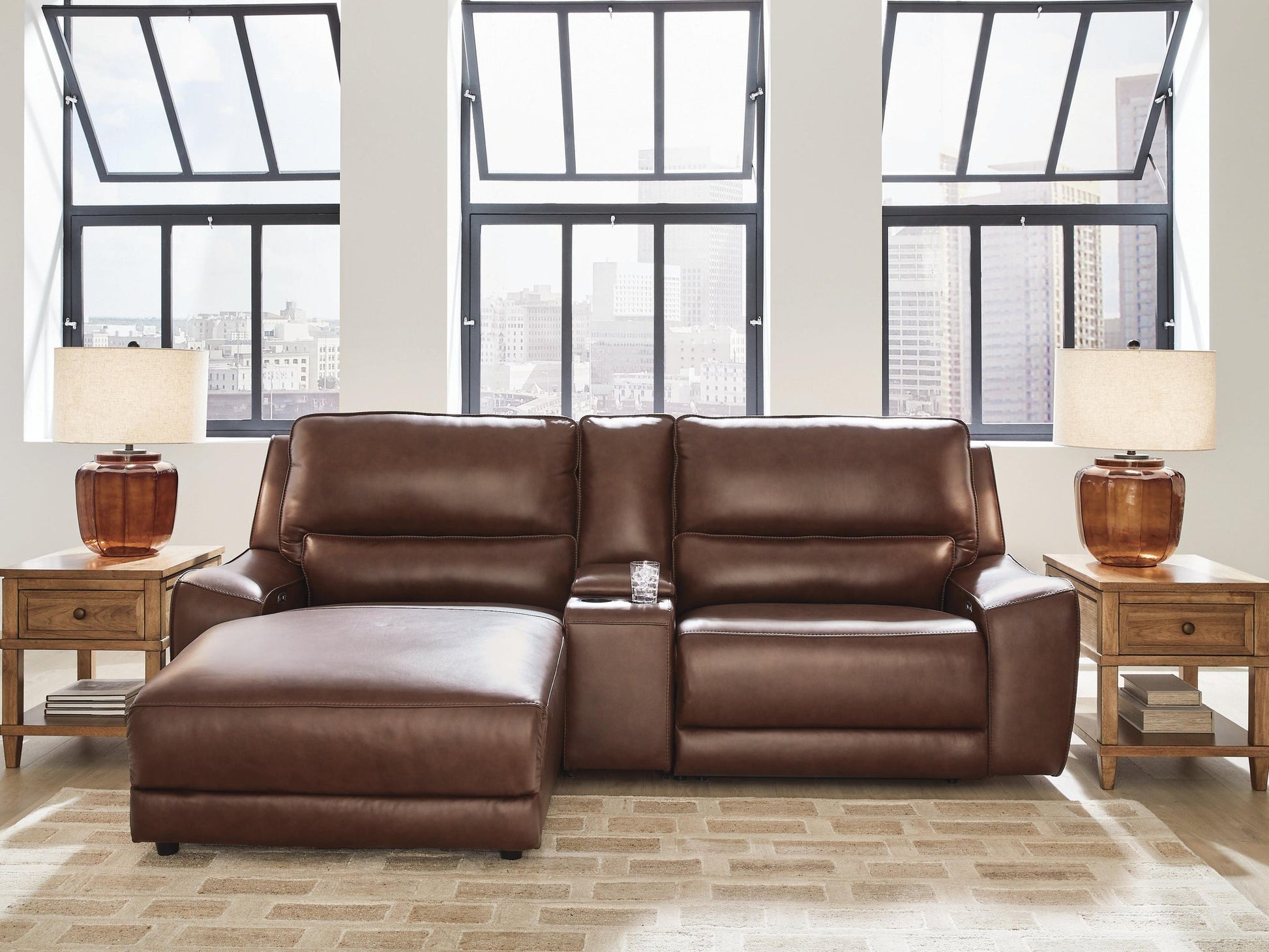 DeepWakes 3-Piece Power Reclining Sectional with Chaise Signature Design by Ashley®