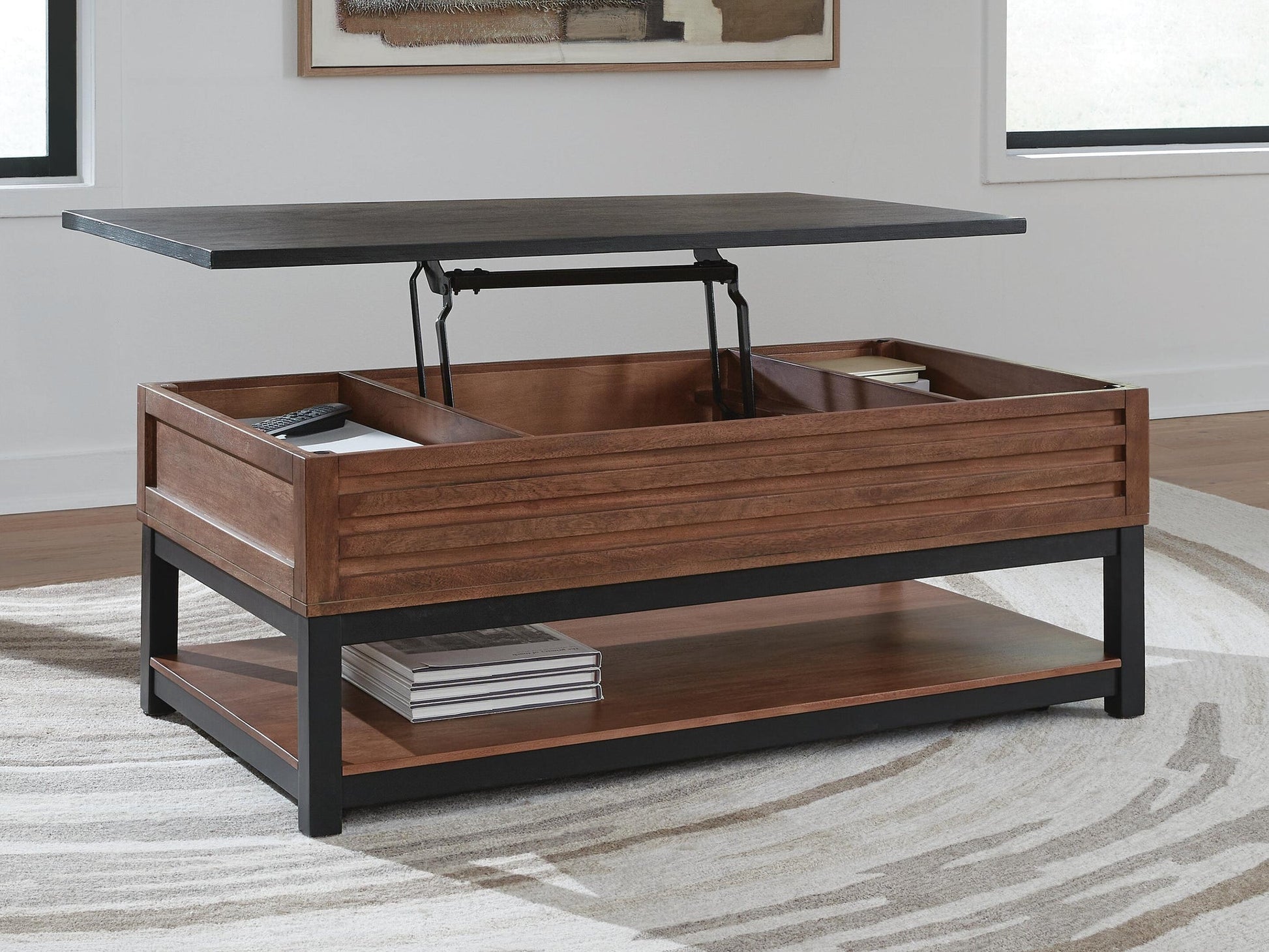 Kallari Lift Top Cocktail Table Signature Design by Ashley®
