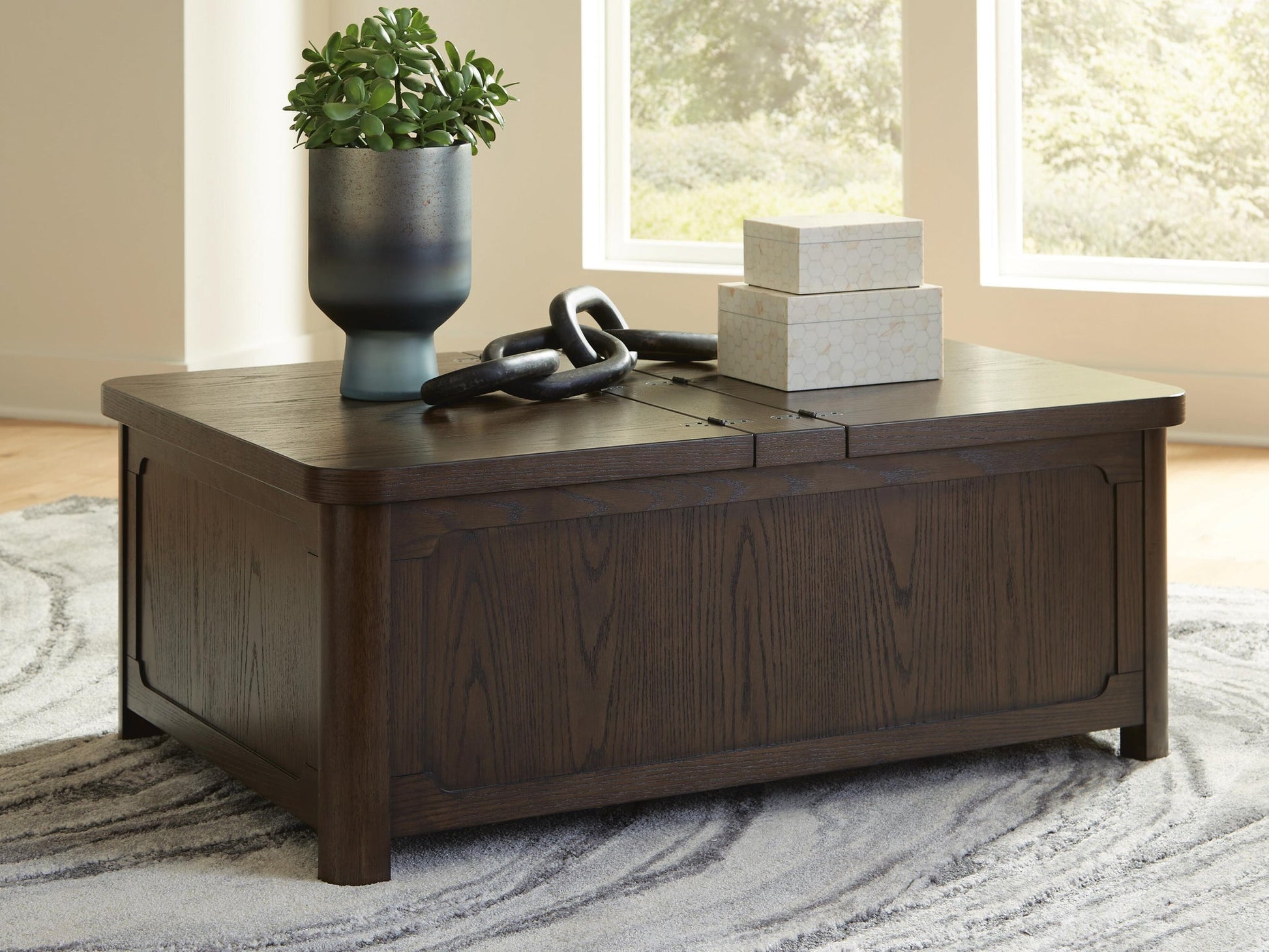 Brecton Cocktail Table With Storage Signature Design by Ashley®