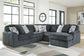 Midnight-Madness 5-Piece Sectional with Chaise Signature Design by Ashley®