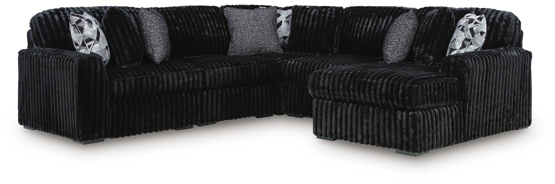 Midnight-Madness 6-Piece Sectional with Chaise Signature Design by Ashley®