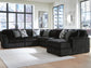 Midnight-Madness 6-Piece Sectional with Chaise Signature Design by Ashley®