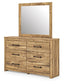 Maystonna Dresser and Mirror Signature Design by Ashley®