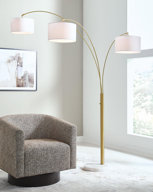 Valo Metal Arc Lamp (1/CN) Signature Design by Ashley®