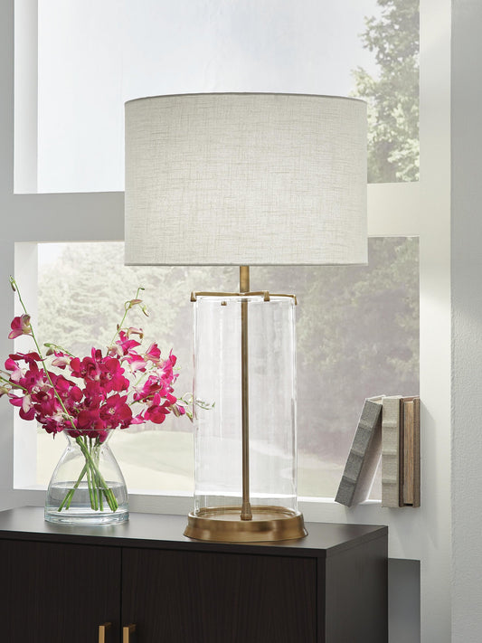 Gizeh Glass Table Lamp (1/CN) Signature Design by Ashley®