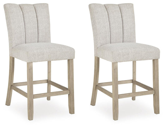 Larawyn Upholstered Barstool (2/CN) Signature Design by Ashley®