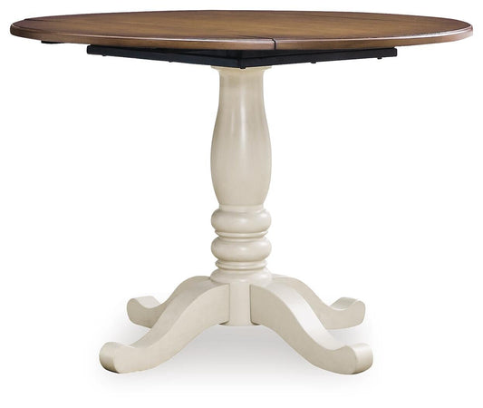 Wirloni Round DRM Drop Leaf Table Signature Design by Ashley®