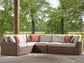 Dolan Creek 4-Piece Outdoor Sectional Signature Design by Ashley®