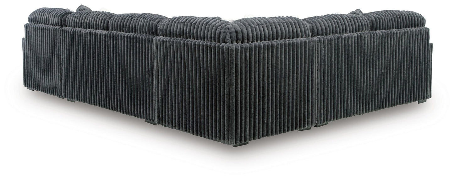 Midnight-Madness 4-Piece Sectional with Chaise Signature Design by Ashley®