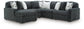 Midnight-Madness 5-Piece Sectional with Chaise Signature Design by Ashley®