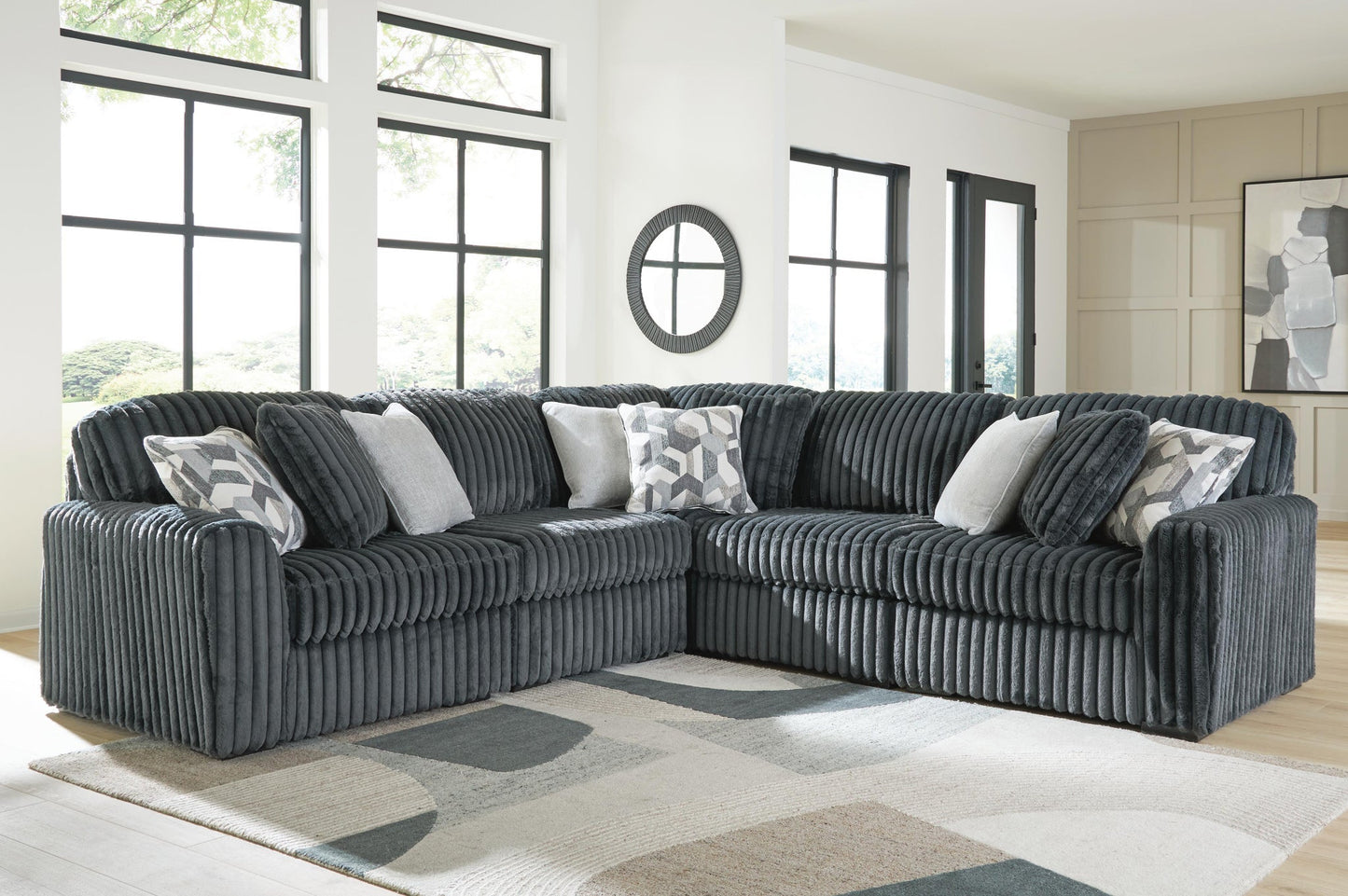 Midnight-Madness 5-Piece Sectional Signature Design by Ashley®