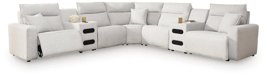 Modmax II 7-Piece Power Reclining Sectional with Audio Consoles Signature Design by Ashley®