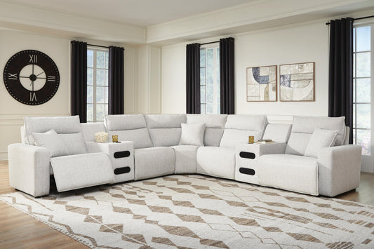 Modmax II 7-Piece Power Reclining Sectional with Audio Consoles Signature Design by Ashley®