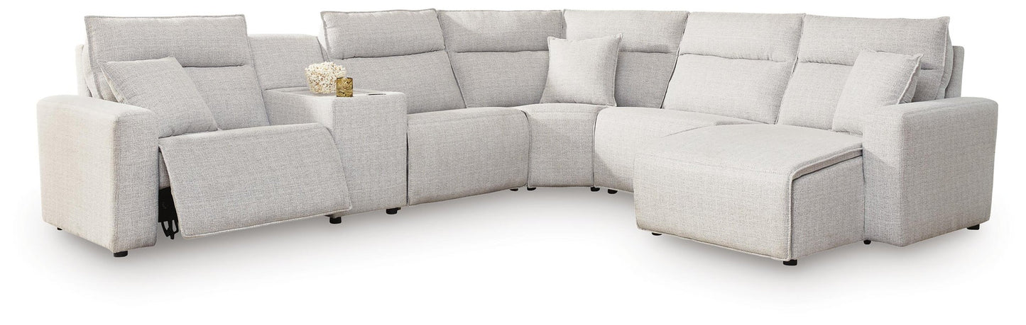 Modmax II 6-Piece Power Reclining Sectional with Chaise and Console Signature Design by Ashley®