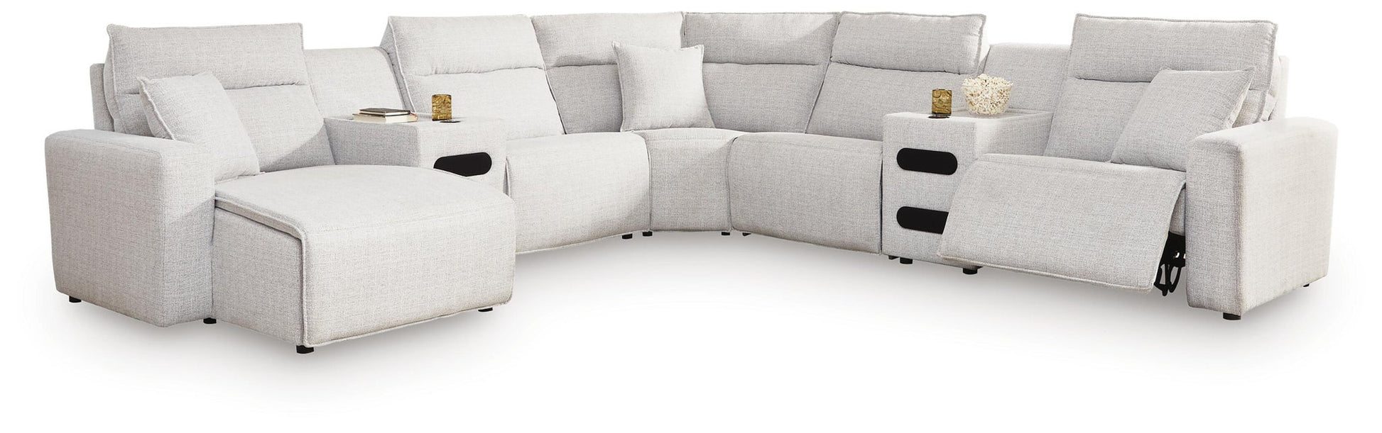 Modmax II 7-Piece Power Reclining Sectional with Chaise and Audio Consoles Signature Design by Ashley®