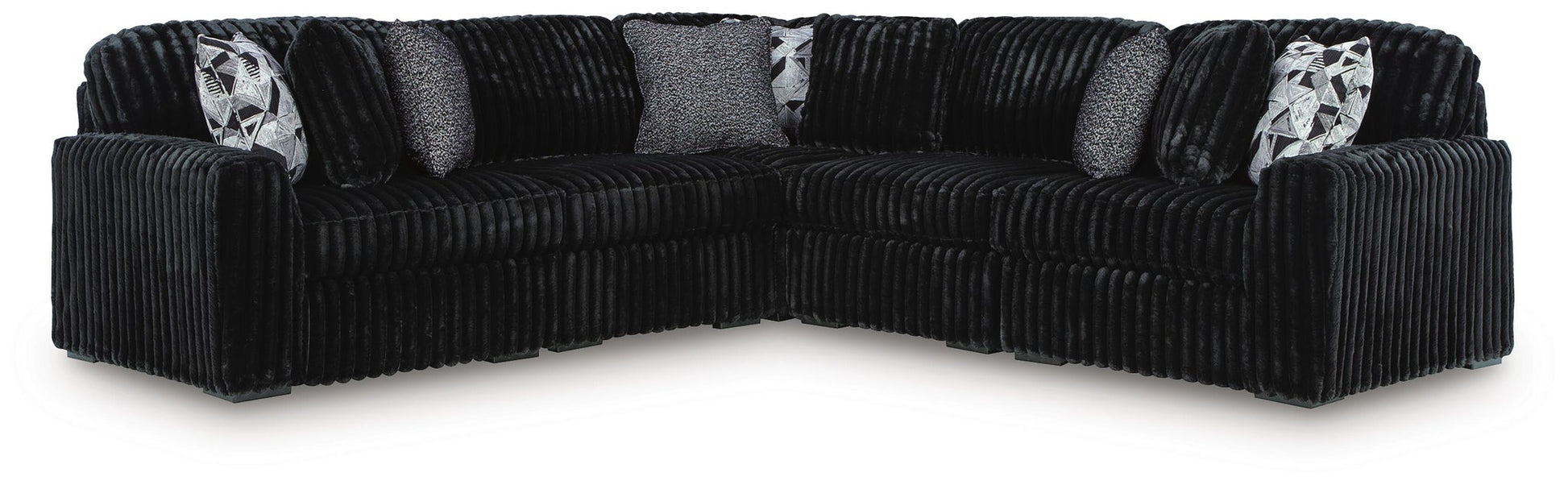 Midnight-Madness 5-Piece Sectional Signature Design by Ashley®