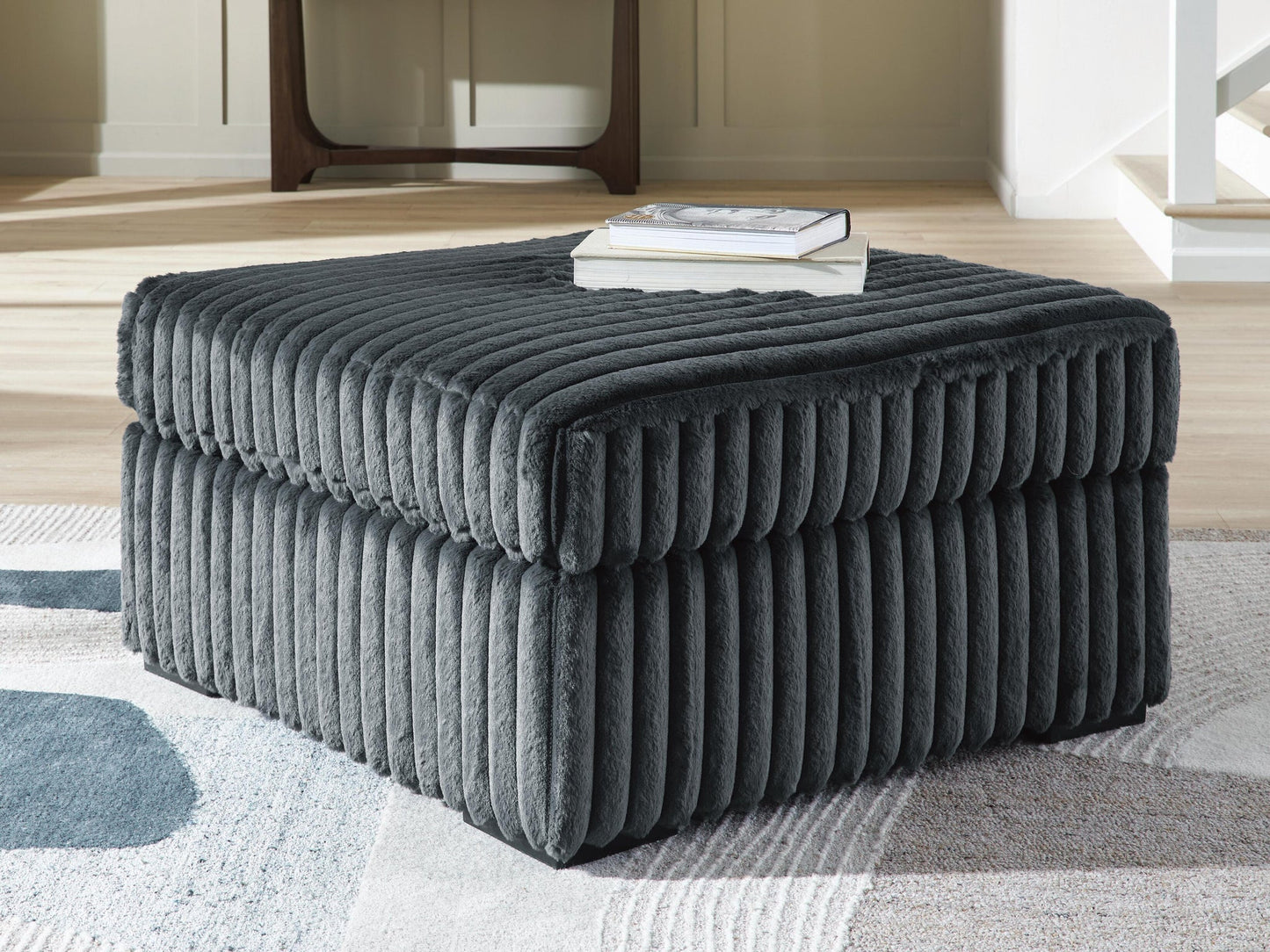 Midnight-Madness Oversized Accent Ottoman Signature Design by Ashley®