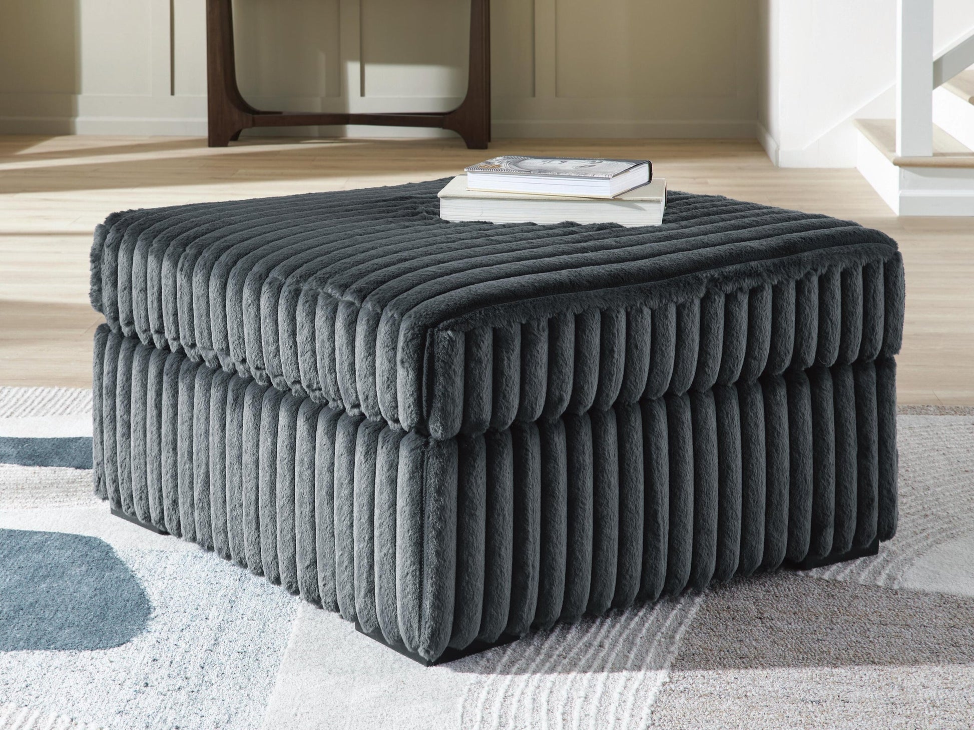 Midnight-Madness Oversized Accent Ottoman Signature Design by Ashley®