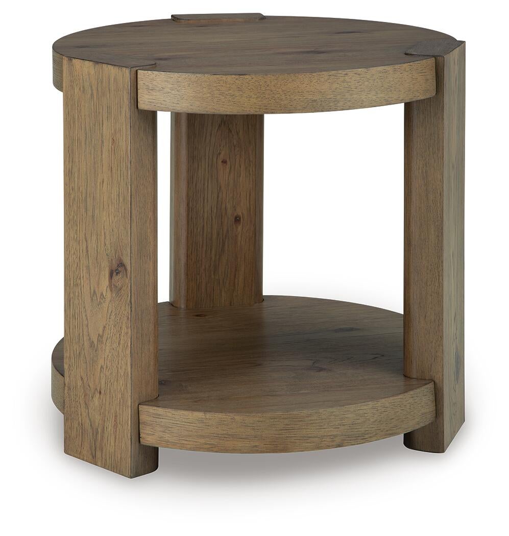 Flangren Round End Table Signature Design by Ashley®