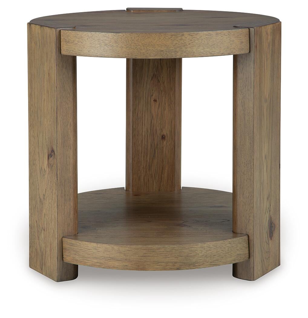 Flangren Round End Table Signature Design by Ashley®
