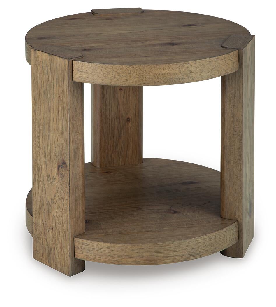 Flangren Round End Table Signature Design by Ashley®