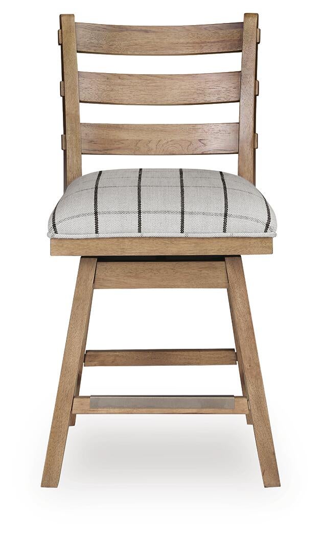 Ridgester UPH Swivel Barstool (2/CN) Benchcraft®