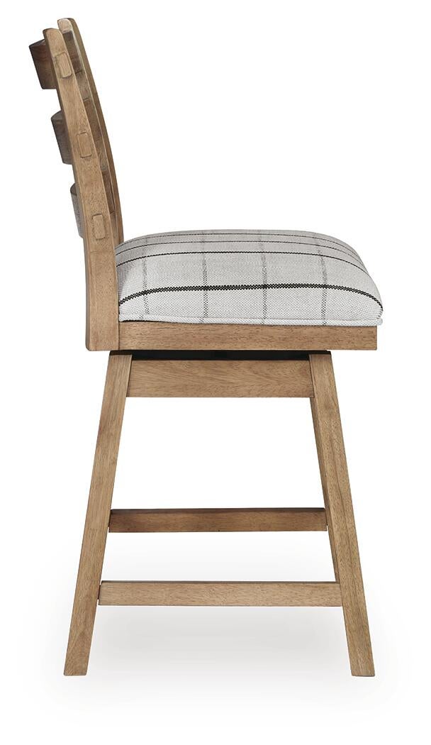 Ridgester UPH Swivel Barstool (2/CN) Benchcraft®
