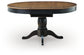 Clorazi Oval DRM Butterfly EXT Table Signature Design by Ashley®