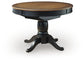 Clorazi Oval DRM Butterfly EXT Table Signature Design by Ashley®