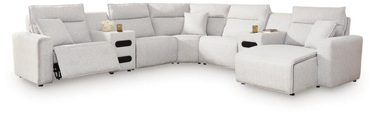 Modmax II 7-Piece Power Reclining Sectional with Chaise and Audio Consoles Signature Design by Ashley®