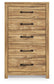Maystonna Five Drawer Chest Signature Design by Ashley®