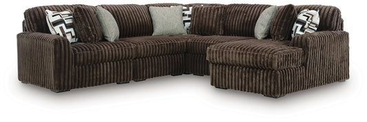 Midnight-Madness 5-Piece Sectional with Chaise Signature Design by Ashley®