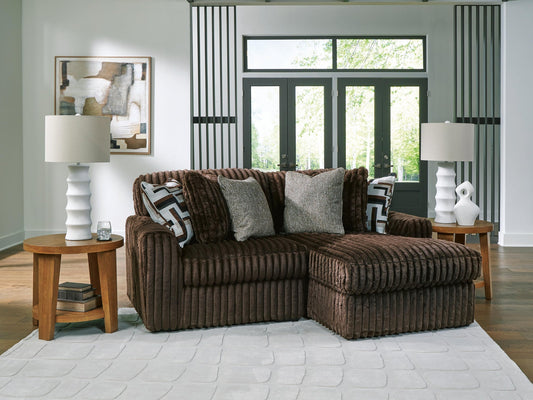 Midnight-Madness 2-Piece Sectional with Chaise Signature Design by Ashley®