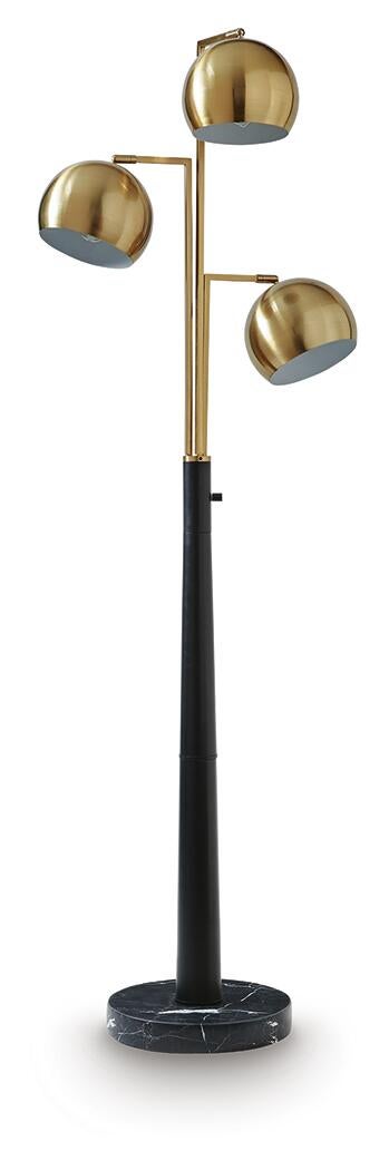 Sorcha Metal Floor Lamp (1/CN) Signature Design by Ashley®