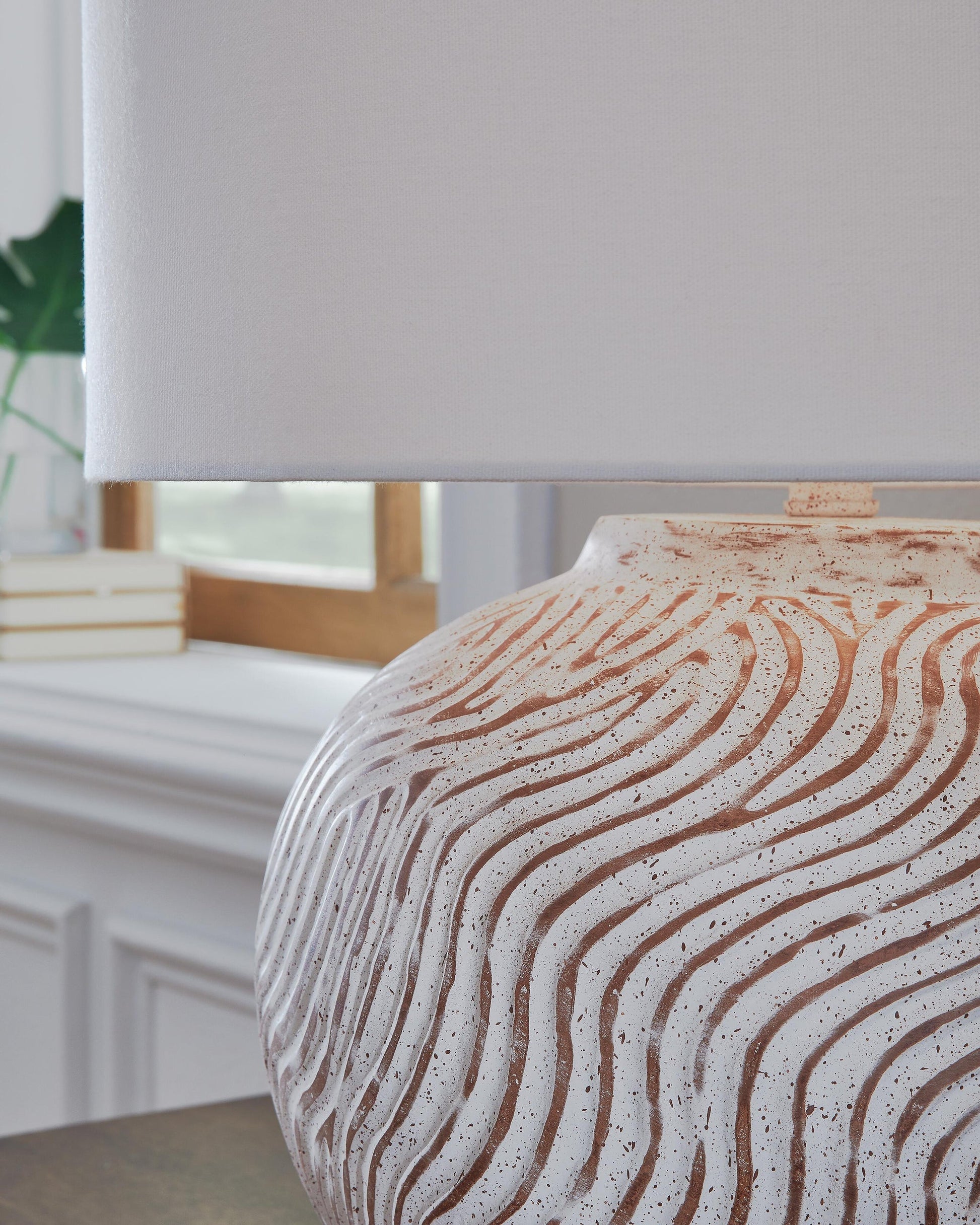 Vien Terracotta Table Lamp (1/CN) Signature Design by Ashley®