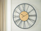 Brockett Wall Clock Signature Design by Ashley®