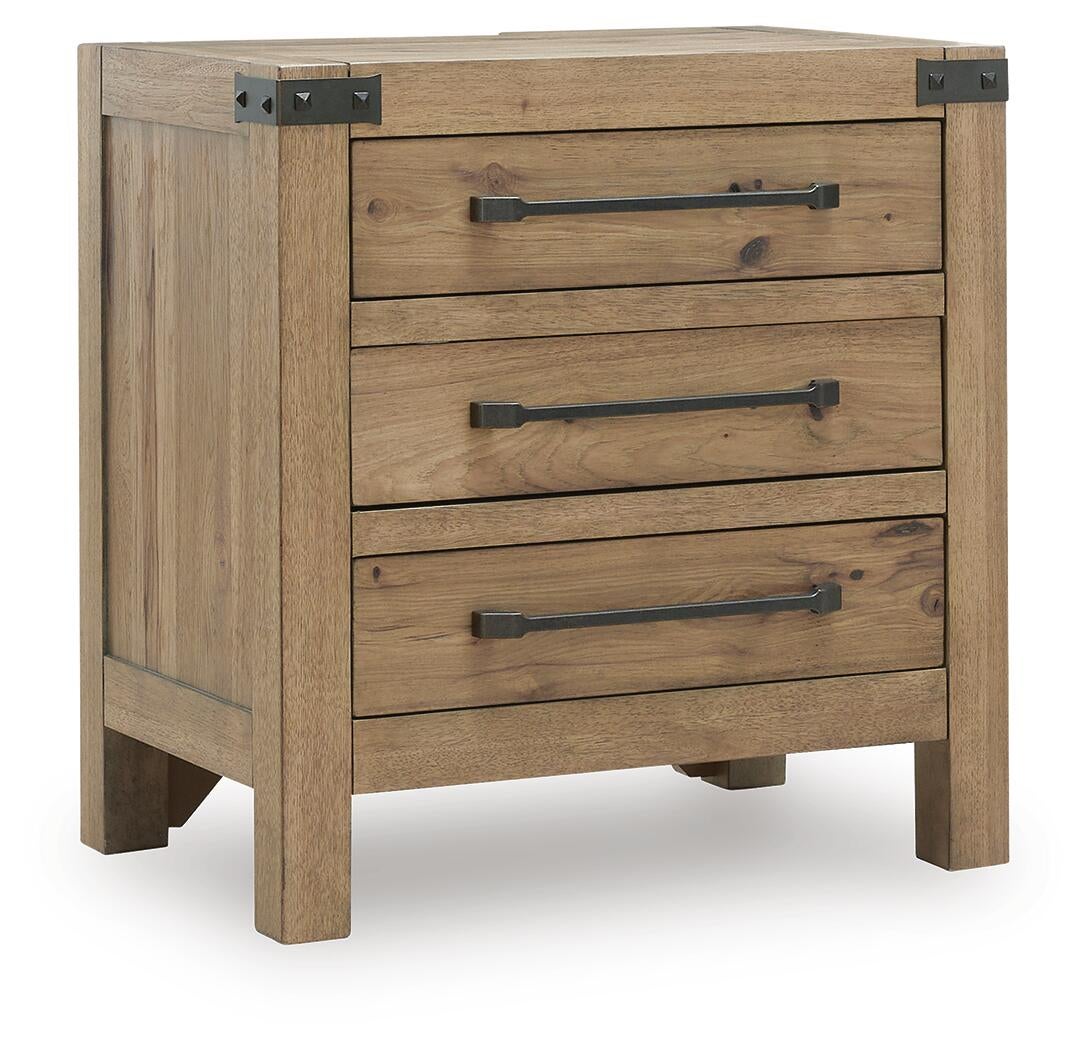 Ridgester Three Drawer Night Stand Benchcraft®