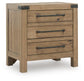 Ridgester Three Drawer Night Stand Benchcraft®