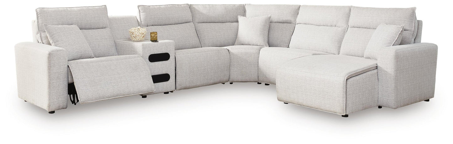 Modmax II 6-Piece Reclining Sectional with Chaise and Audio Console Signature Design by Ashley®