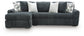 Midnight-Madness 2-Piece Sectional Sofa Chaise Signature Design by Ashley®