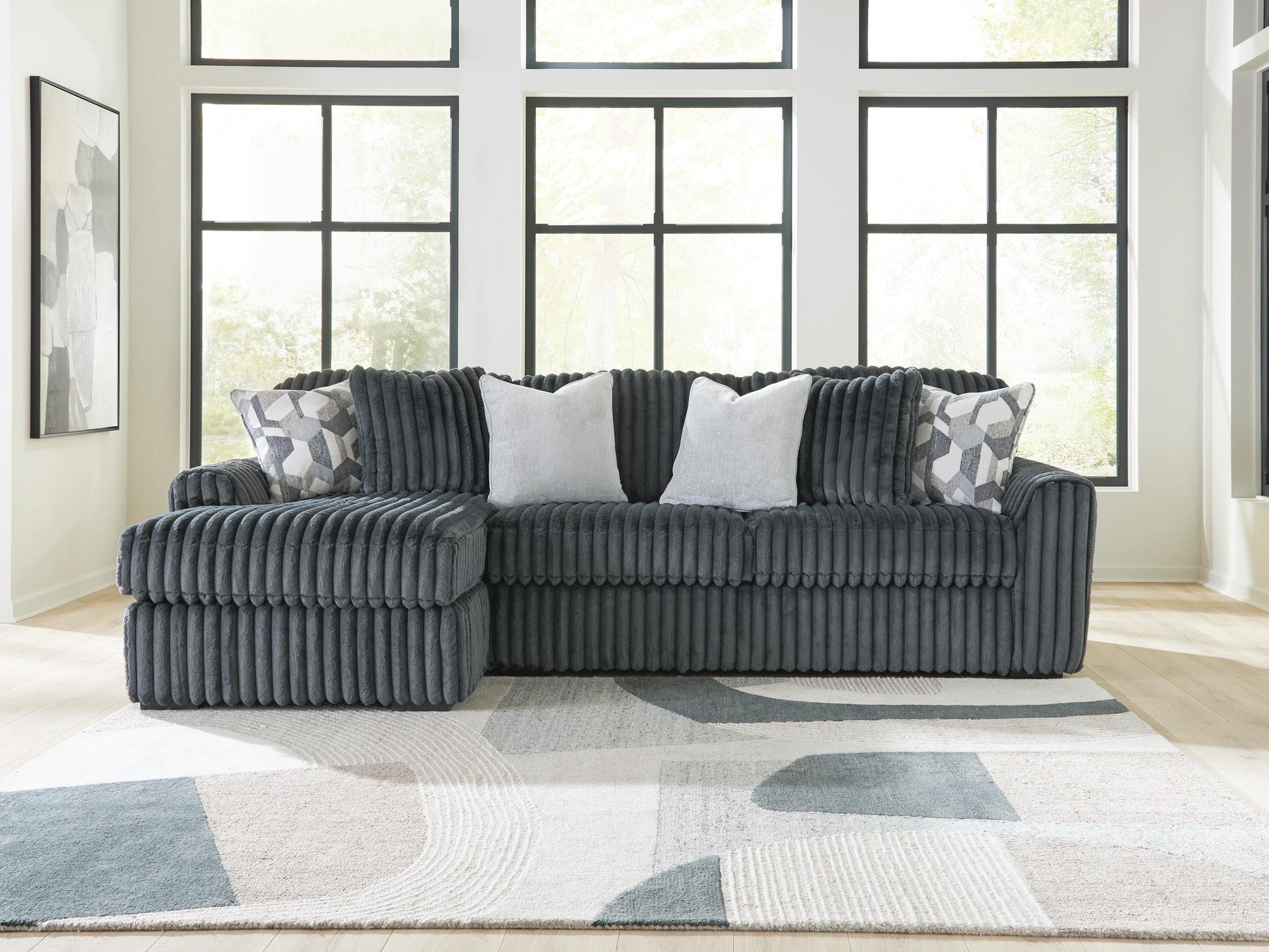 Midnight-Madness 2-Piece Sectional Sofa Chaise Signature Design by Ashley®