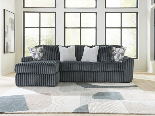 Midnight-Madness 2-Piece Sectional Sofa Chaise Signature Design by Ashley®